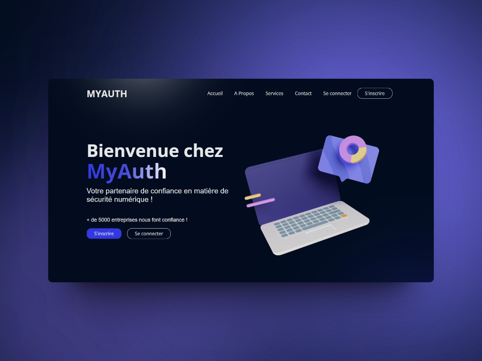 MyAuth - Projet Firebase authentication